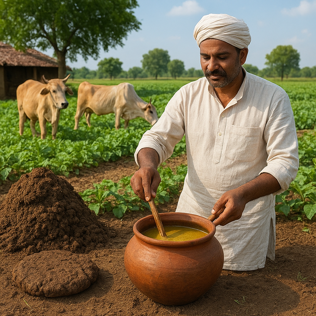 The Role of Cow Dung and Panchagavya in Organic Farming