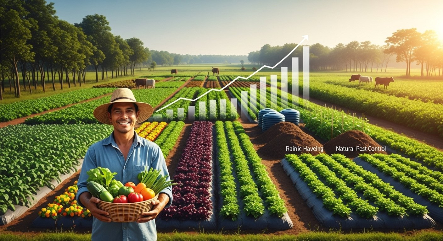 How Organic Farming Improves Farmer Income in the Long Run
