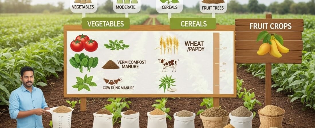 Organic Fertilizer Dosage Guide for Different Crops