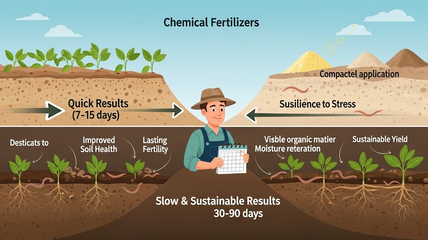 How Long Does Organic Fertilizer Take to Show Results