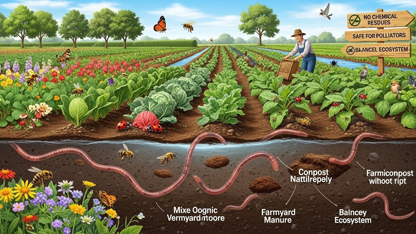 How Organic Fertilizers Support Beneficial Insects and Pollinators