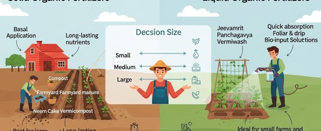 Solid vs Liquid Organic Fertilizers – Which Is Better and When