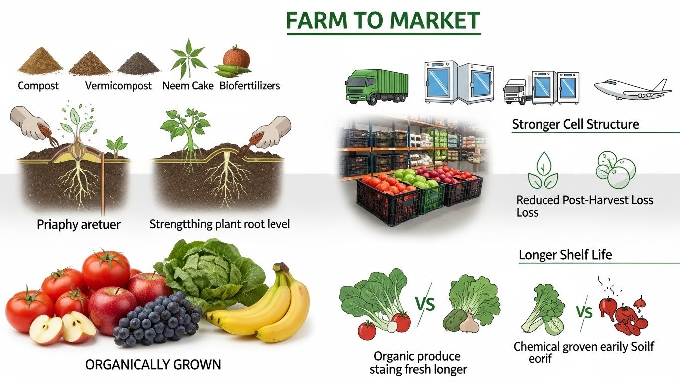 How Organic Inputs Increase Shelf Life of Farm Produce