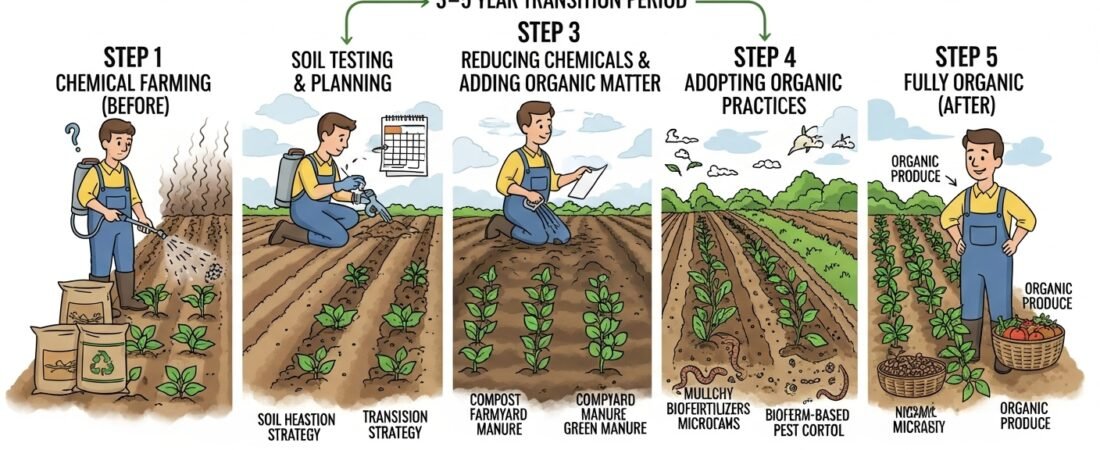 How to Transition from Chemical to Organic Farming Step by Step
