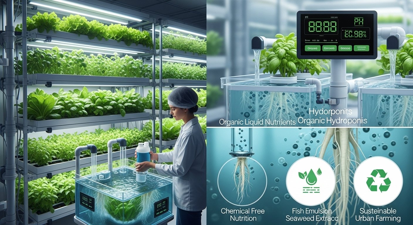 Organic Fertilizers for Hydroponics and Vertical Farming
