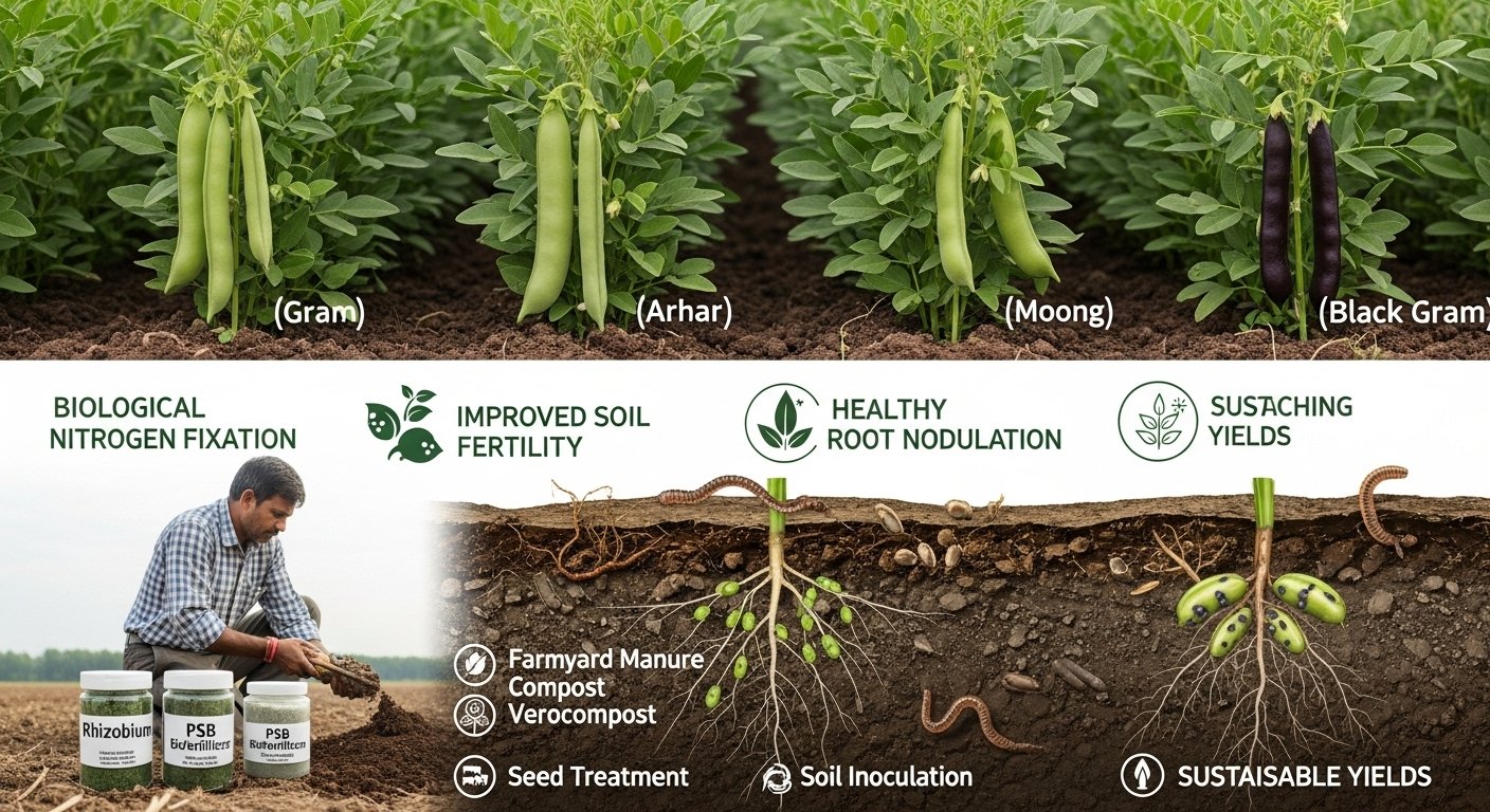 Organic Fertilizers for Pulses and Legume Crops