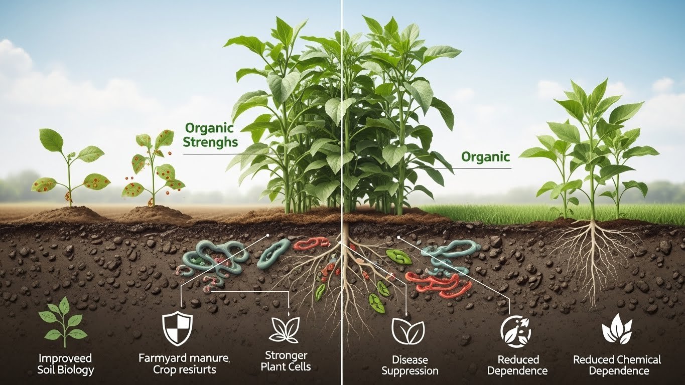 Role of Organic Matter in Preventing Crop Diseases