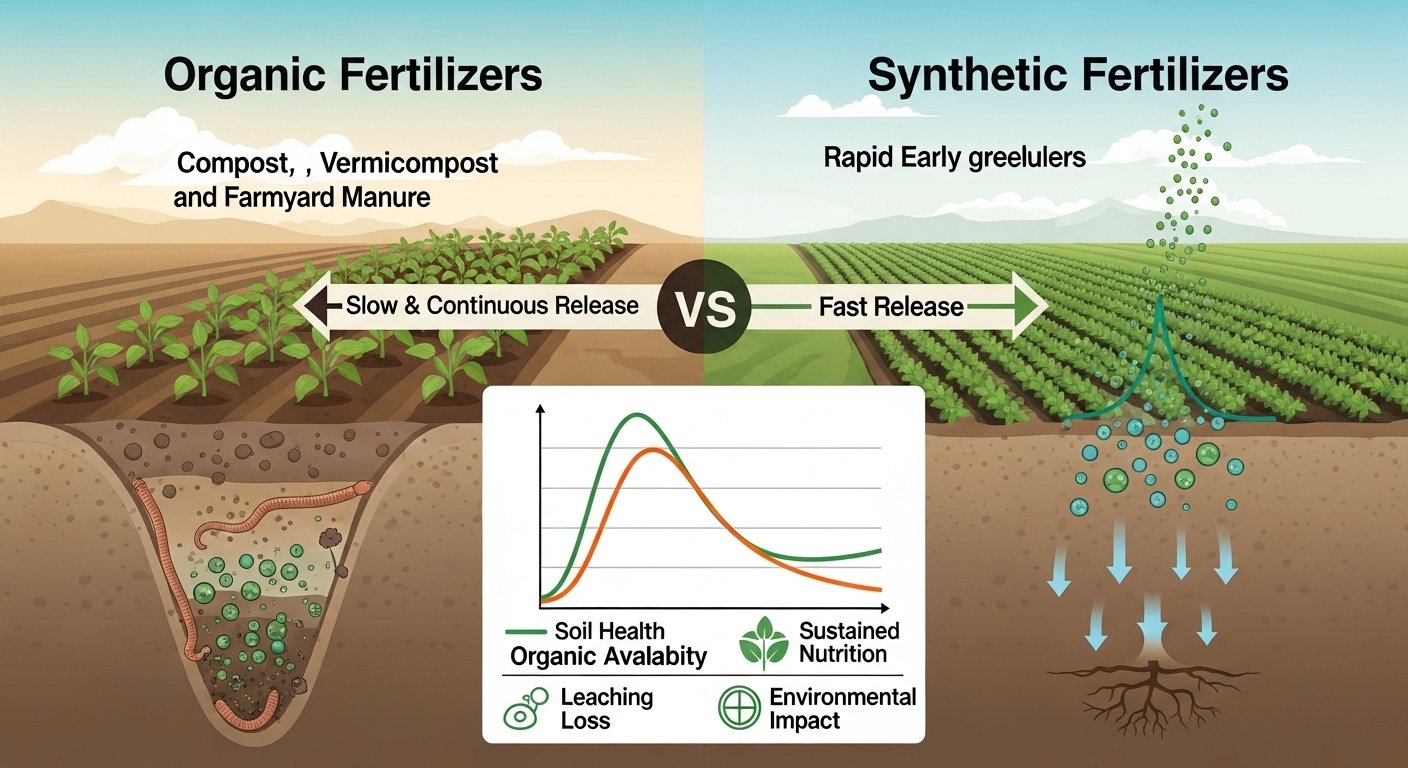 Comparing Nutrient Release Rates: Organic vs Synthetic Fertilizers