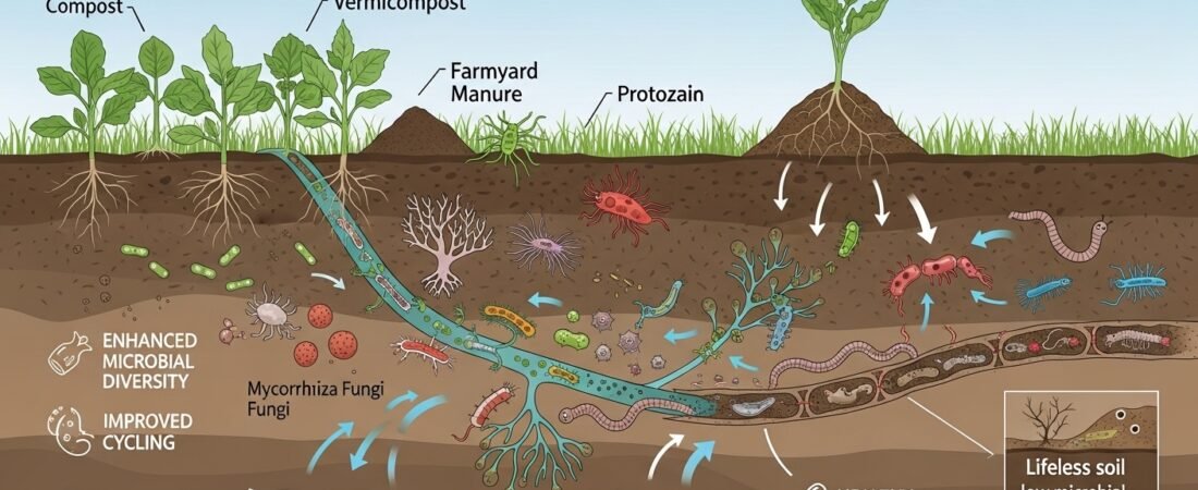 How Organic Fertilizers Improve Soil Microbial Diversity