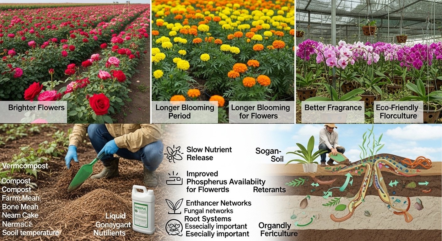 Organic Fertilizers for Floriculture – Roses, Marigold, Orchids
