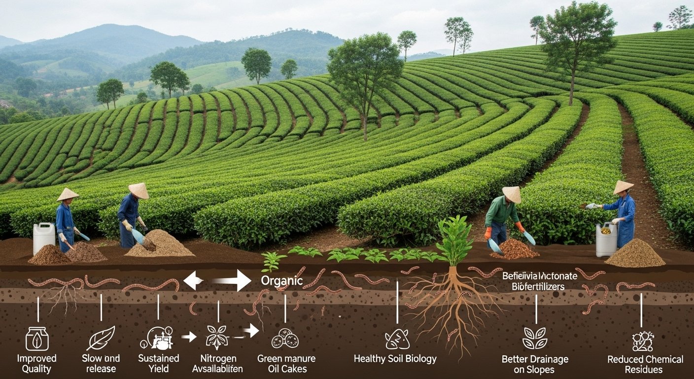 Organic Fertilizers for Tea Plantations – A Complete Guide