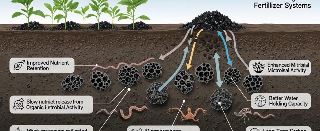 Role of Biochar in Organic Fertilizer Systems