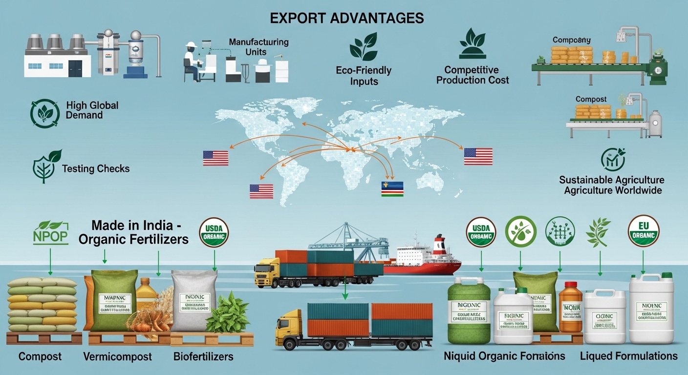 Export Potential of Indian Organic Fertilizers to Global Markets