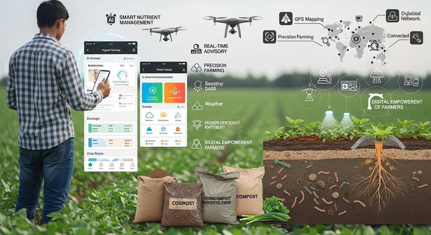 Organic Fertilizers and Digital Farming Apps – A New Era