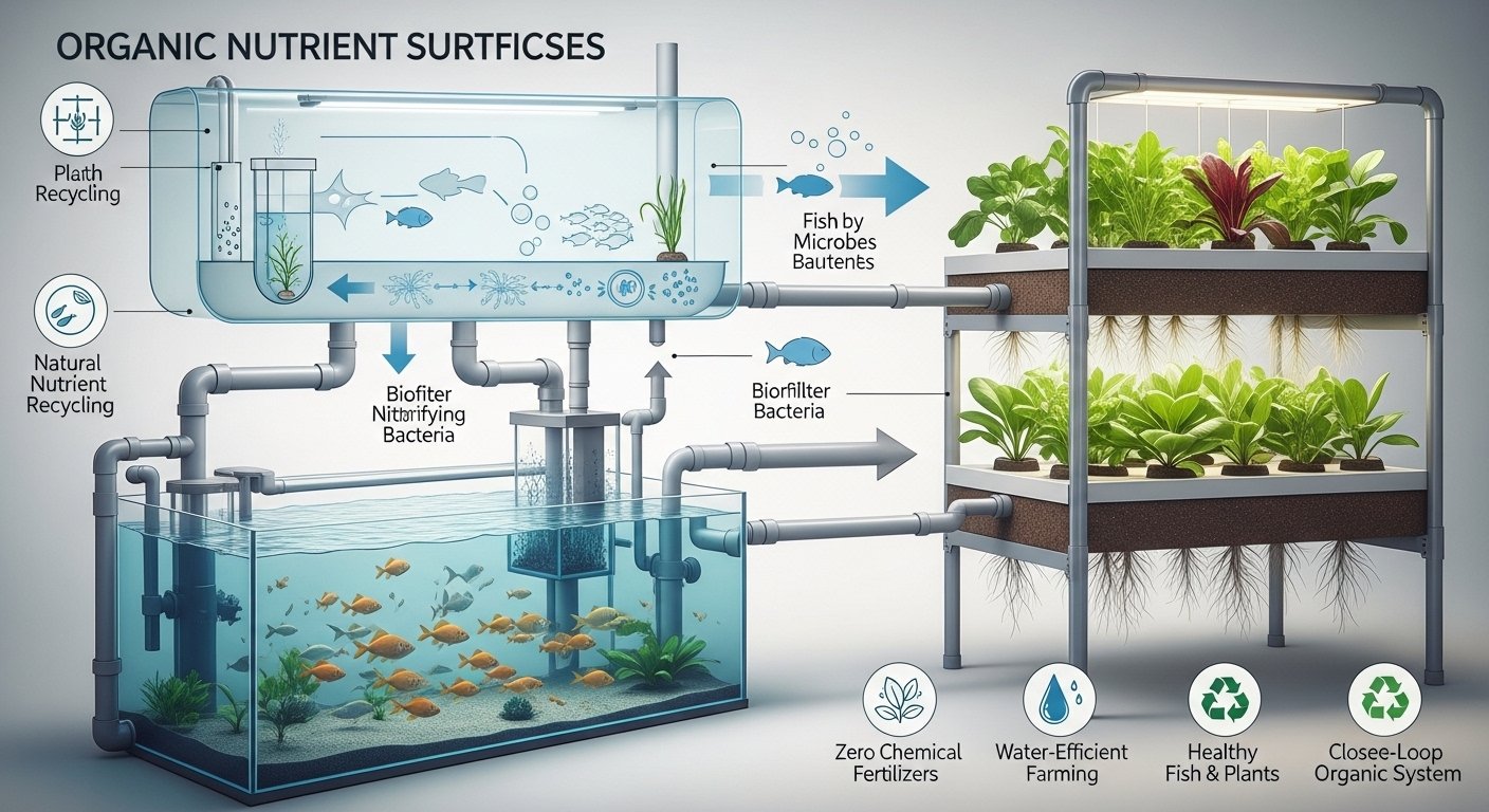 Organic Fertilizers for Aquaponics Systems