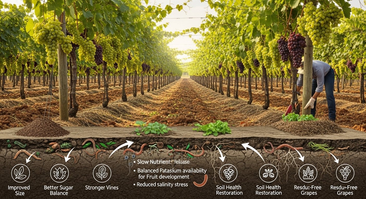 Organic Fertilizers for Grapes and Vineyards