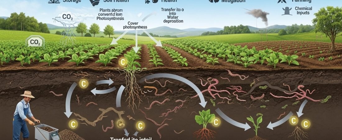 Soil Carbon Sequestration Through Organic Farming