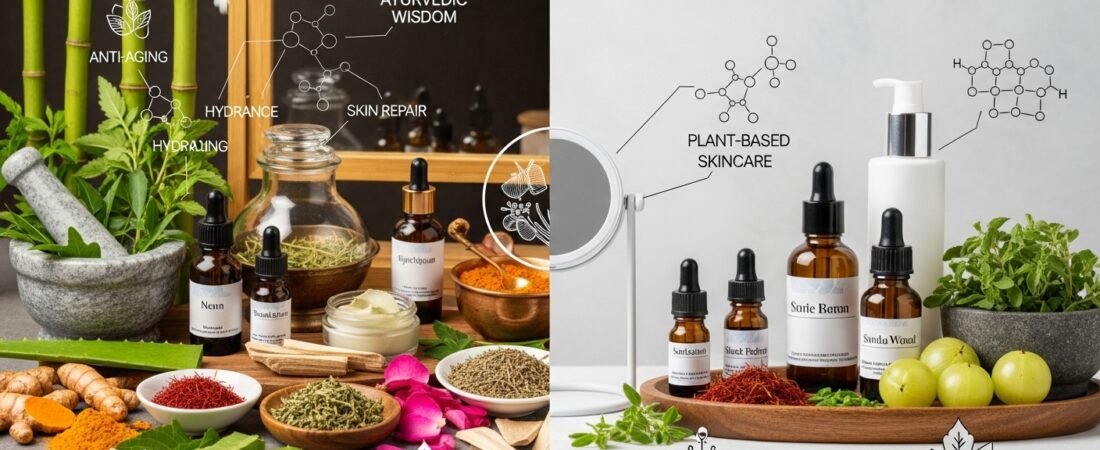 Ayurvedic Herbs in Modern Organic Beauty