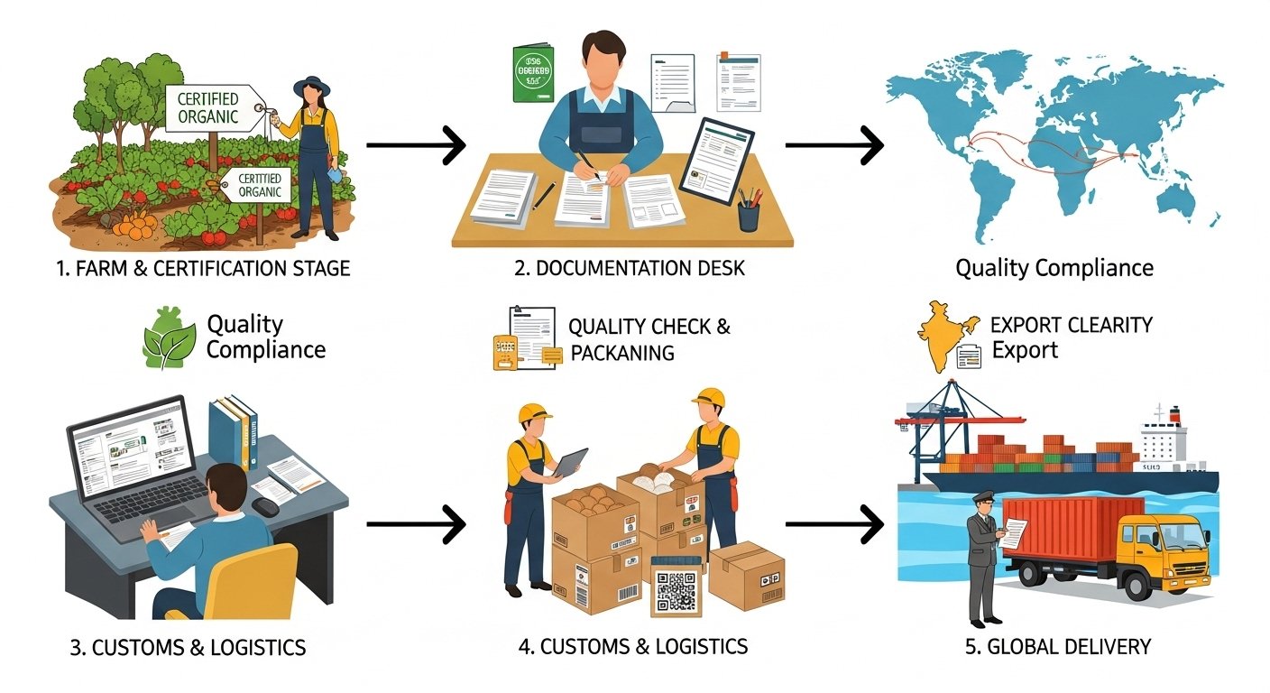 Export Documentation Process for Organic Products