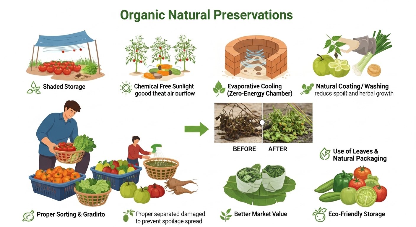 Natural Ways to Increase Shelf Life of Organic Produce