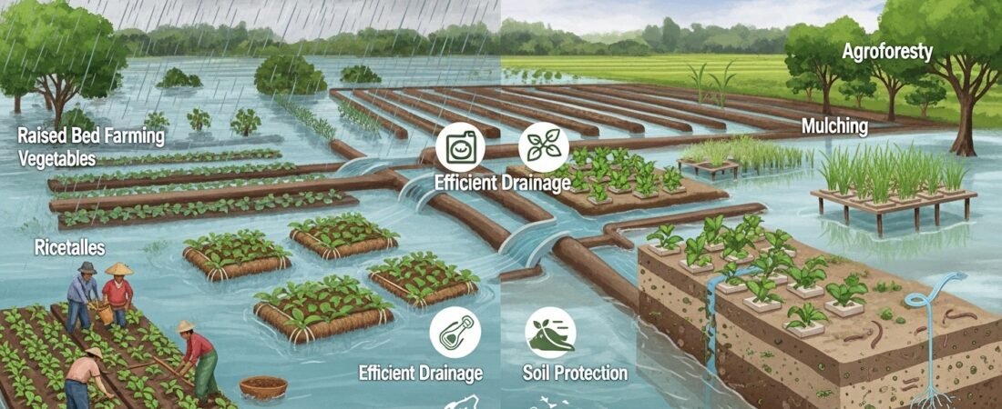 Organic Farming in Flood-Prone Areas – Strategies