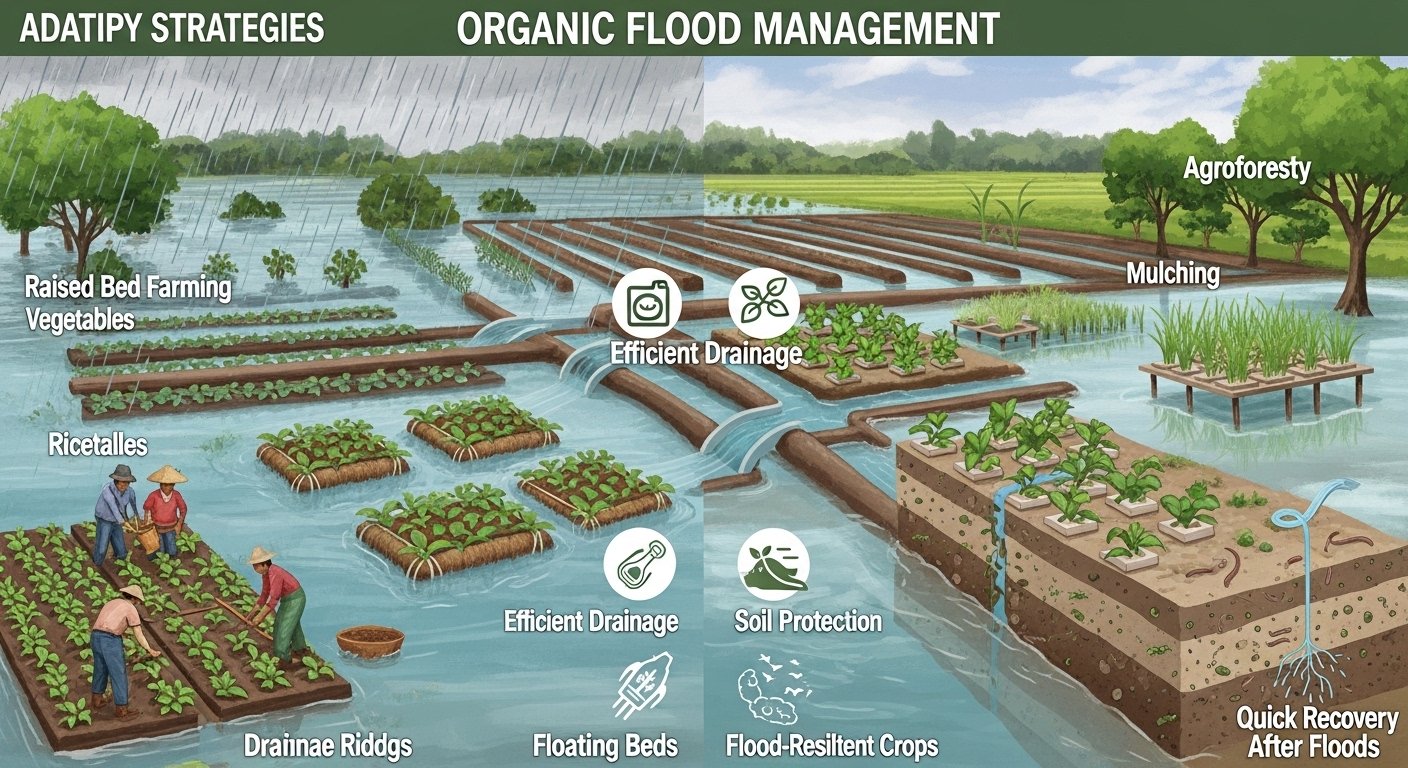 Organic Farming in Flood-Prone Areas – Strategies