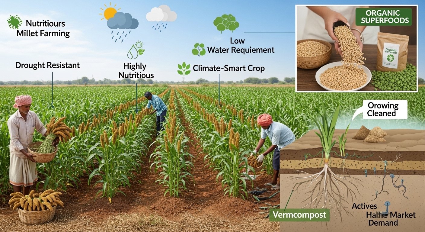 Organic Millets Farming – Future Superfoods