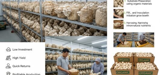 Organic Mushroom Farming – A High-Profit Model