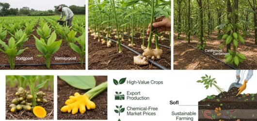 Organic Spice Farming (Turmeric, Ginger, Cardamom)