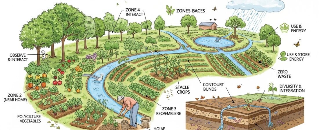 Permaculture Principles in Indian Organic Farming
