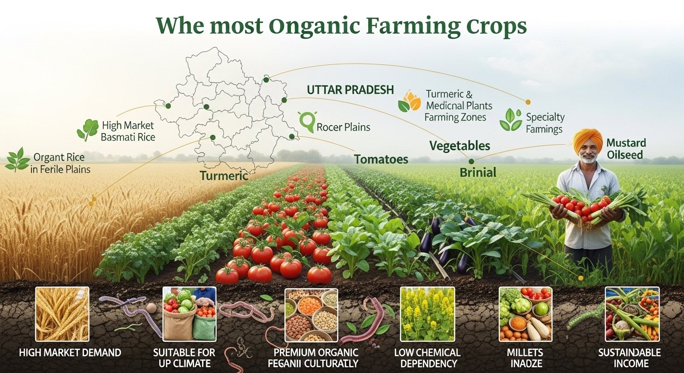 Profitable Organic Farming Crops in Uttar Pradesh