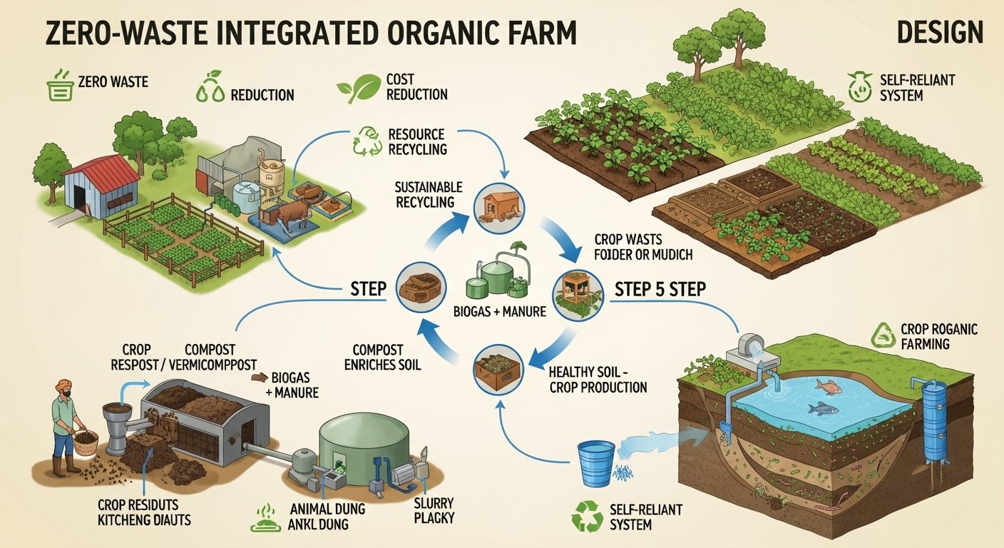 Zero-Waste Organic Farm Model – Step-by-Step Guide