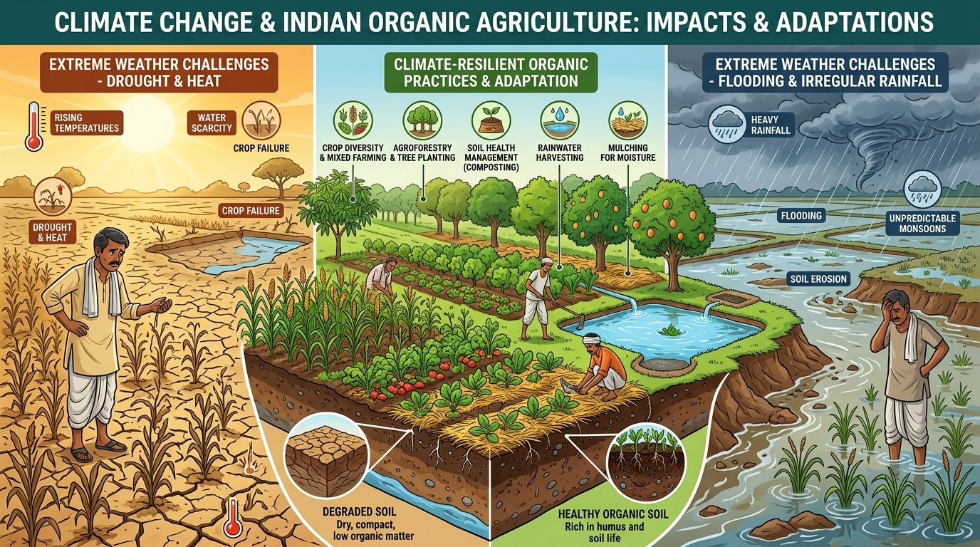 How Climate Change is Affecting Organic Farming in India