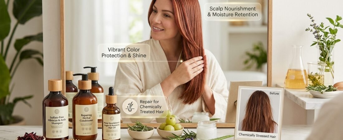 Organic Hair Care for Colored and Treated Hair