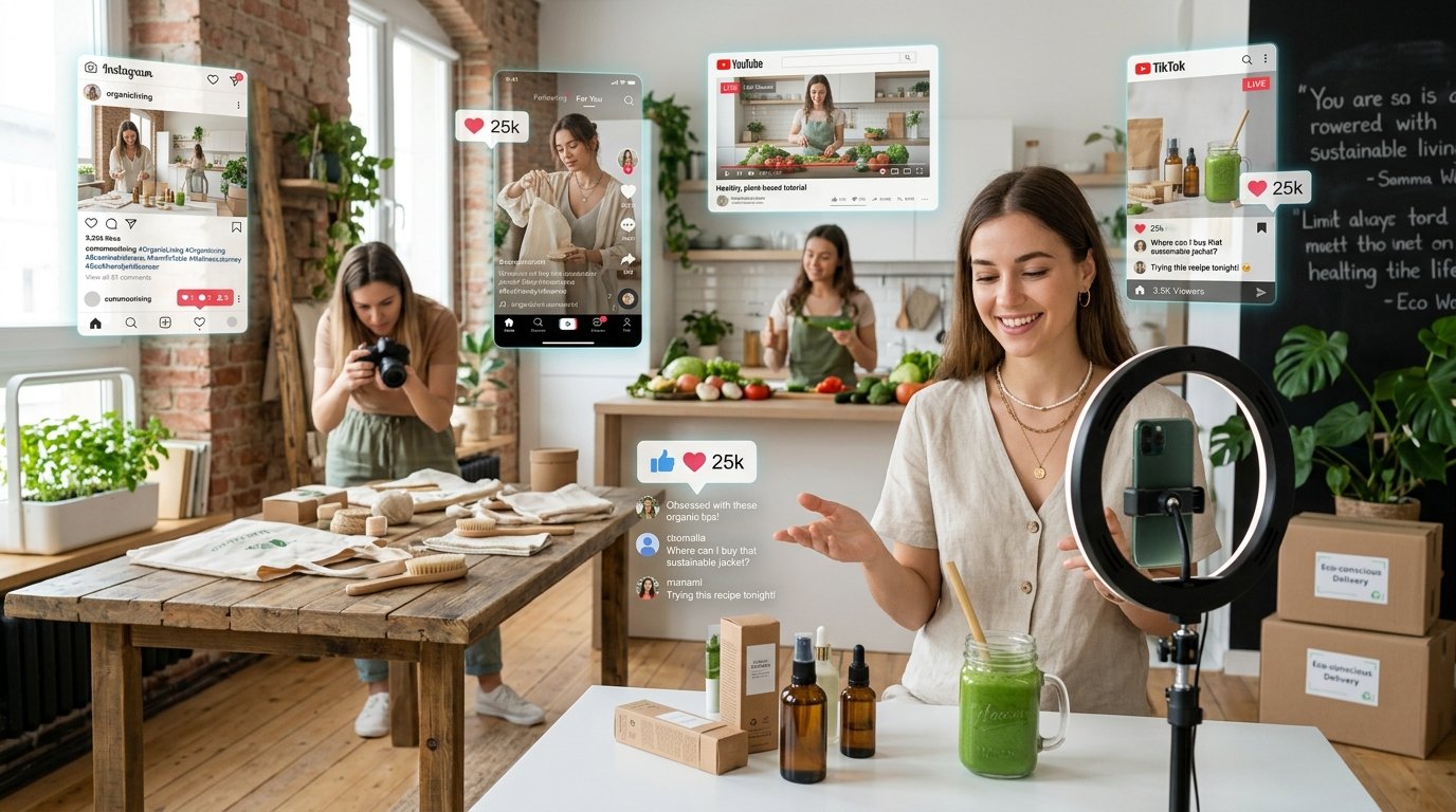 Organic Influencers: How Social Media Shapes Trends