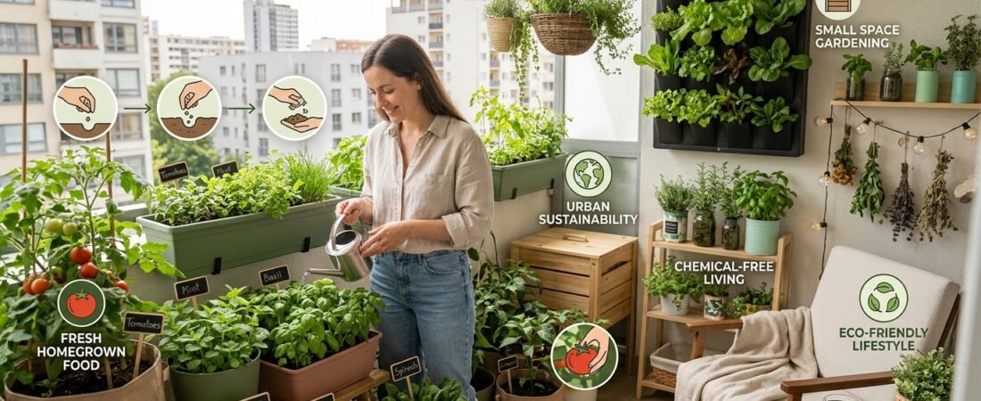 Organic Living for Urban Dwellers: Balcony Gardens