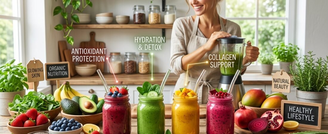 Organic Smoothie Recipes for Glowing Skin
