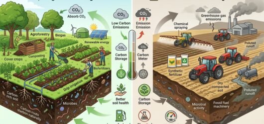 The Carbon Footprint of Organic vs. Conventional Farming