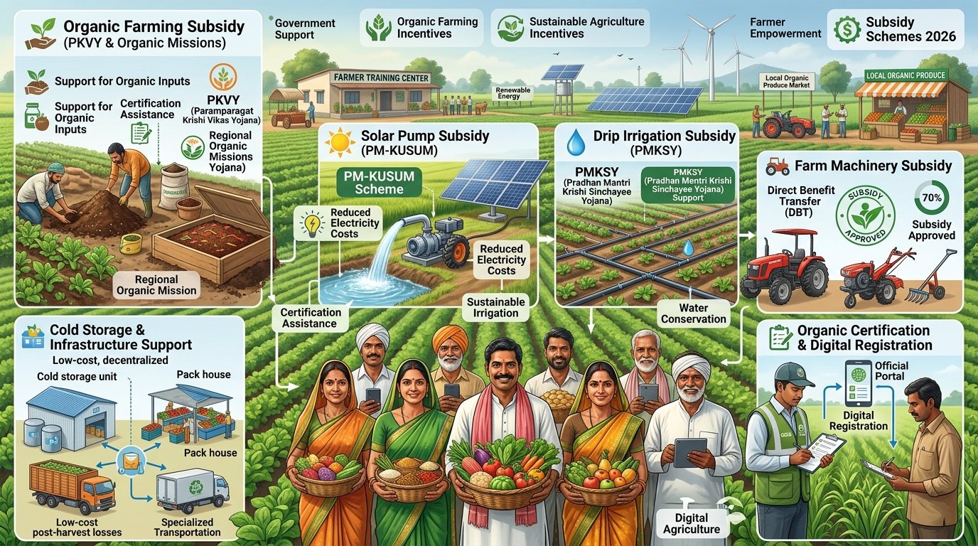 Top Government Subsidies for Organic Farmers in 2026